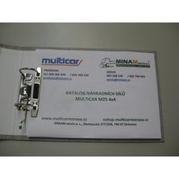 Katalog náhradních dílů Multicar M25 4x4